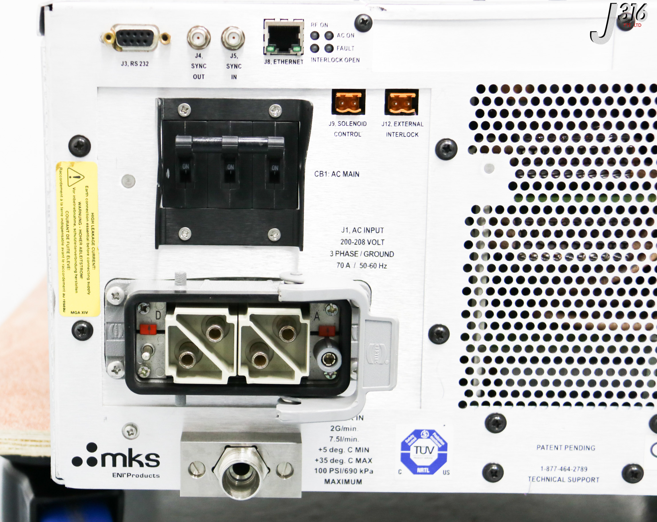 32376 MKS RF GENERATOR, 13KW, 1.8-2.17MHZ, C13002-05, 660-080455